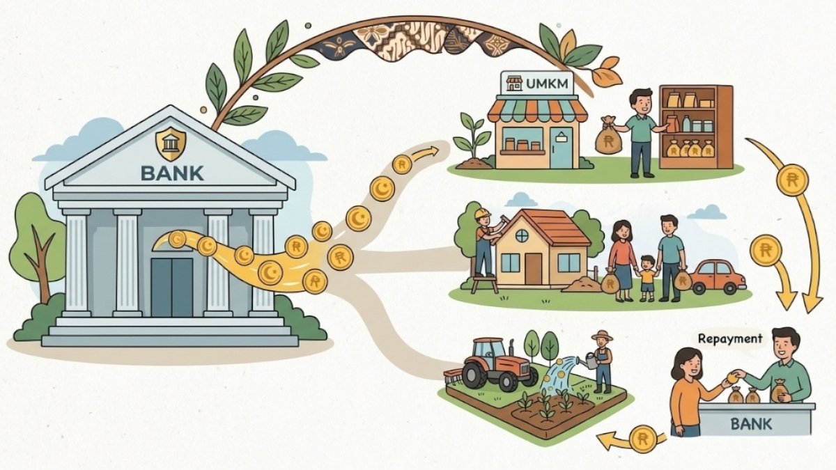 Sektor Perdagangan Besar dan Eceran Dominasi Penyaluran Kredit Perbankan di Sulsel