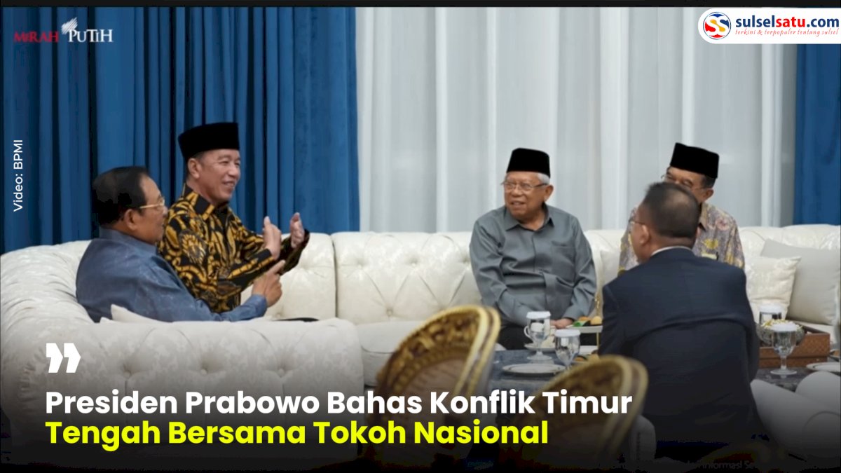 VIDEO: Presiden Prabowo Bahas Konflik Timur Tengah Bersama Tokoh Nasional