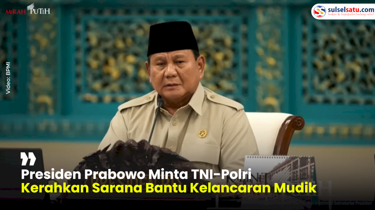 VIDEO: Presiden Prabowo Minta TNI-Polri Kerahkan Sarana Bantu Kelancaran Mudik