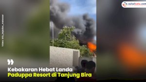 VIDEO: Kebakaran Hebat Landa Paduppa Resort di Tanjung Bira