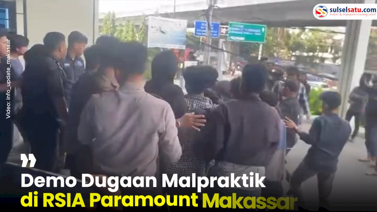 VIDEO: Demo Dugaan Malpraktik di RSIA Paramount Makassar