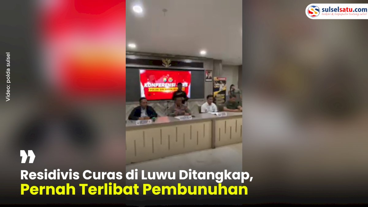 VIDEO: Residivis Curas di Luwu Ditangkap, Pernah Terlibat Pembunuhan
