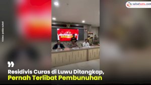 VIDEO: Residivis Curas di Luwu Ditangkap, Pernah Terlibat Pembunuhan