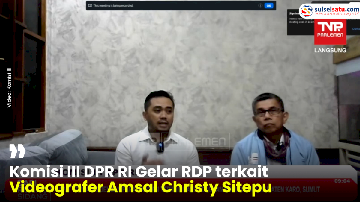 VIDEO: DPR Gelar RDP Videografer Amsal Christy Sitepu
