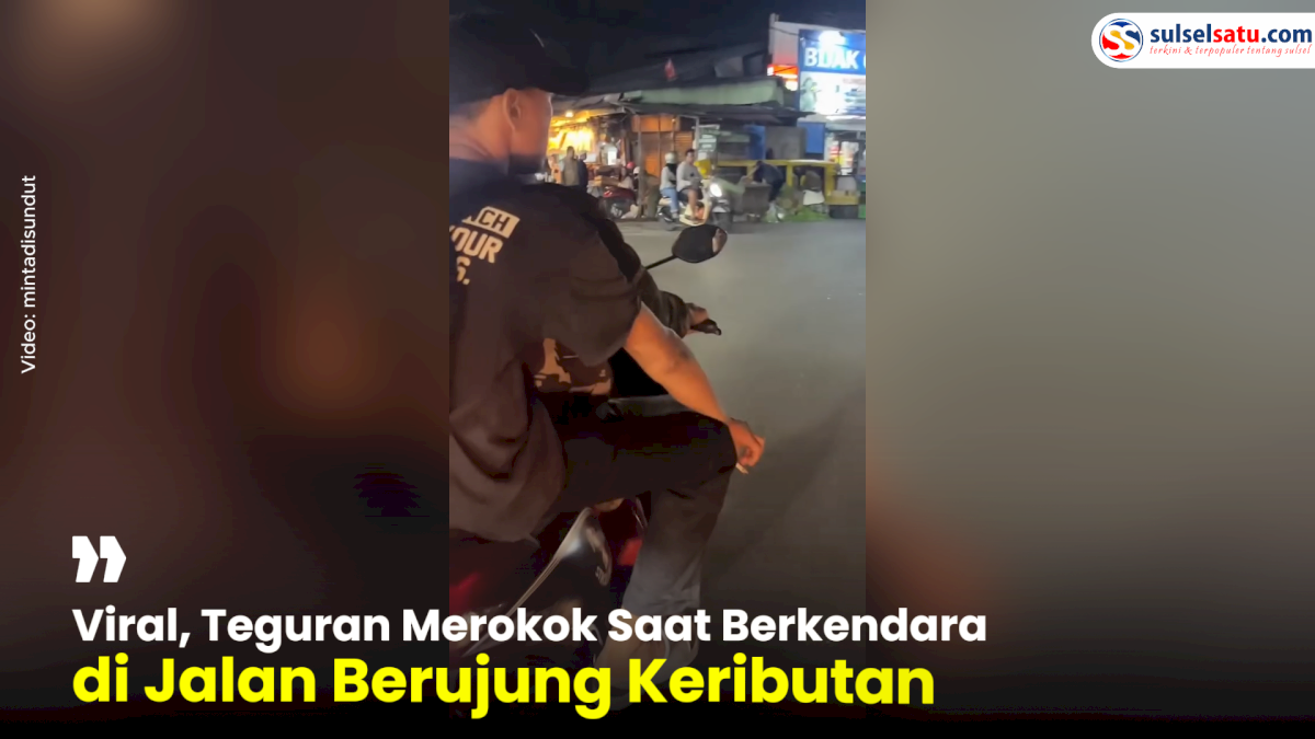 VIDEO: Viral, Teguran Merokok Saat Berkendara di Jalan Berujung Keributan