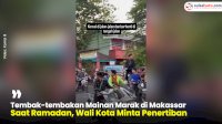 VIDEO: Tembak-tembakan Mainan Marak di Makassar Saat Ramadan, Wali Kota Minta Penertiban