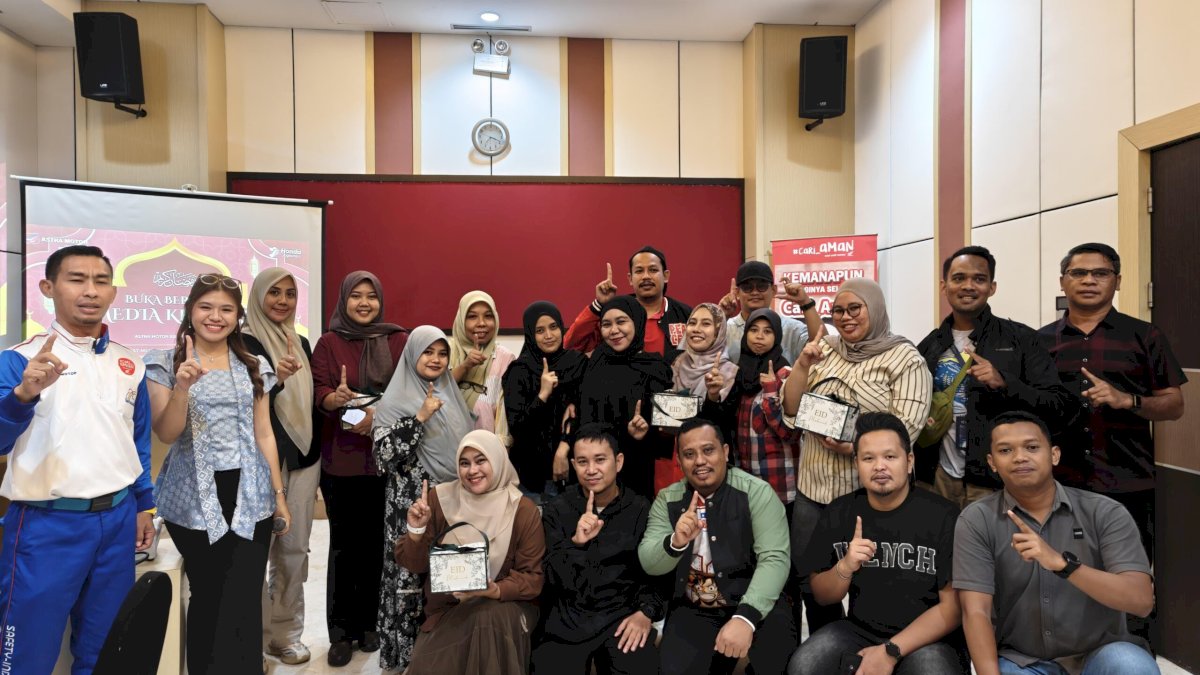 Asmo Sulsel Ajak Jurnalis Kendari Buka Puasa Bersama dan Belajar Safety Riding