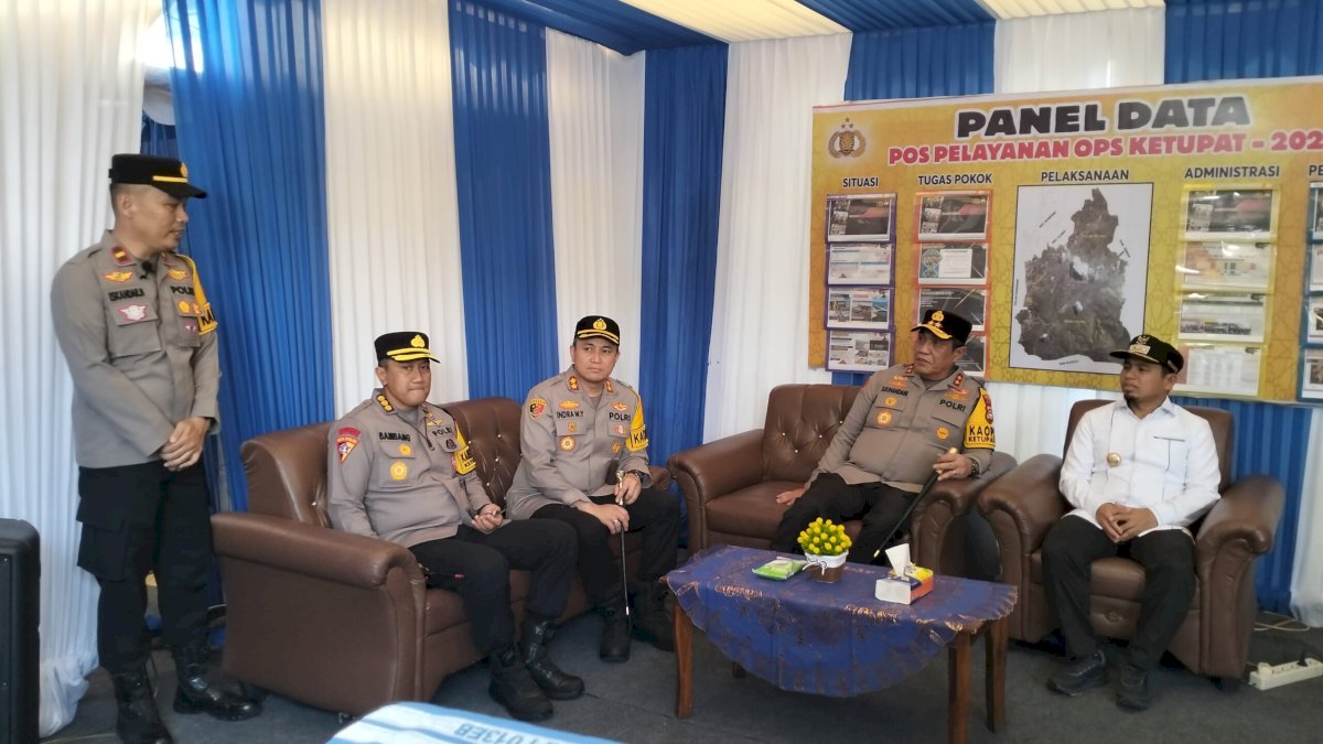 Sinergi Pengamanan Mudik, Kapolda Sulsel dan Tasming Hamid Cek Pos Pelayanan Pelabuhan