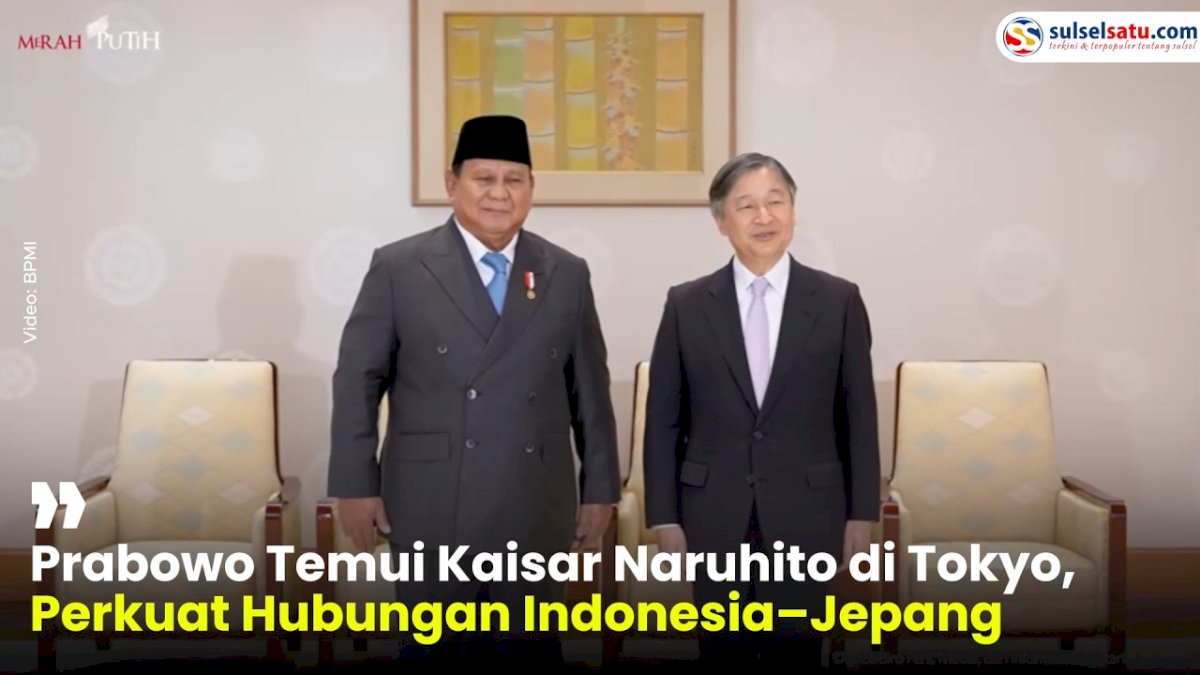 VIDEO: Prabowo Temui Kaisar Naruhito di Tokyo, Perkuat Hubungan Indonesia–Jepang