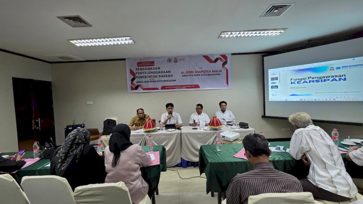 Legislator PDIP Udin Malik Dorong Kesadaran Arsip Vital di Makassar saat Lakukan Pengawasan