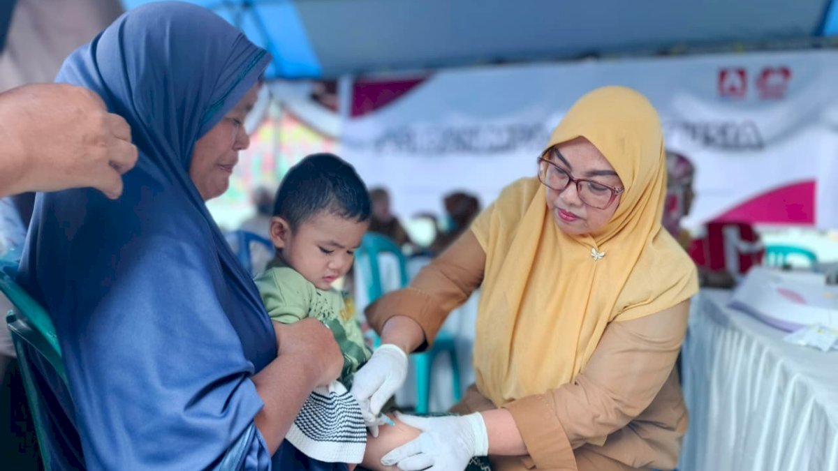 Alfamidi dan Puskesmas Samata Edukasi ASI-MPASI Tepat Usia di Gowa