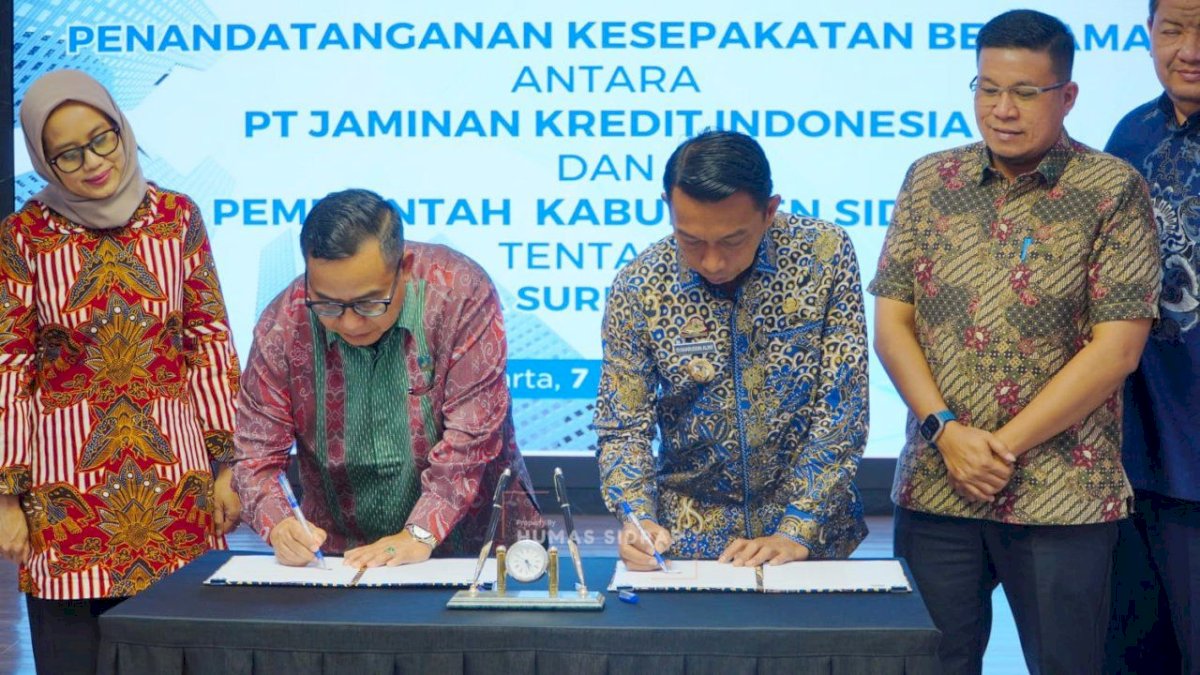 Jaga Proyek Tetap Aman, Pemkab Sidrap Gandeng Jamkrindo