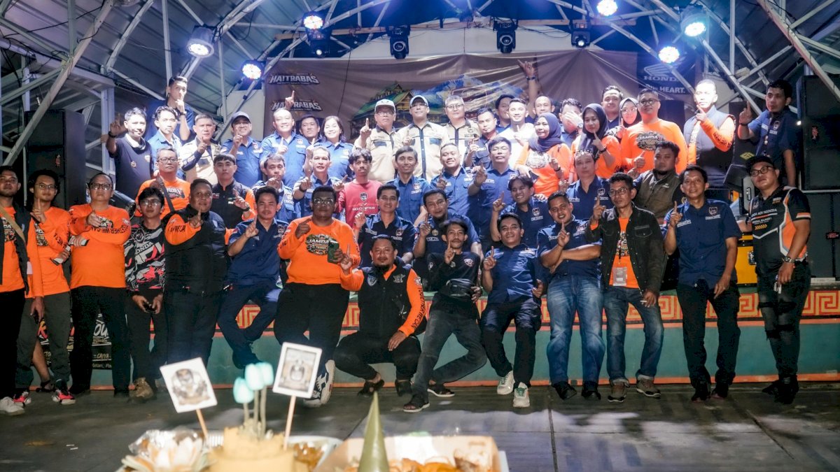 Silaturahmi Bersama Komunitas, Asmo Sulsel Dukung JAMDA 1 Honda ADV Indonesia Sulawesi TRABAS 2026