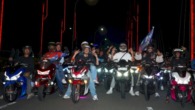 GTA 2026 di Makassar yang dihadiri komunitas dan pengguna Yamaha Aerox. Foto: Istimewa. 