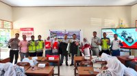 Asmo Sulsel Gandeng Polres Gowa dan Jasa Raharja Edukasi Safety Riding Siswa SMAN 10 Gowa