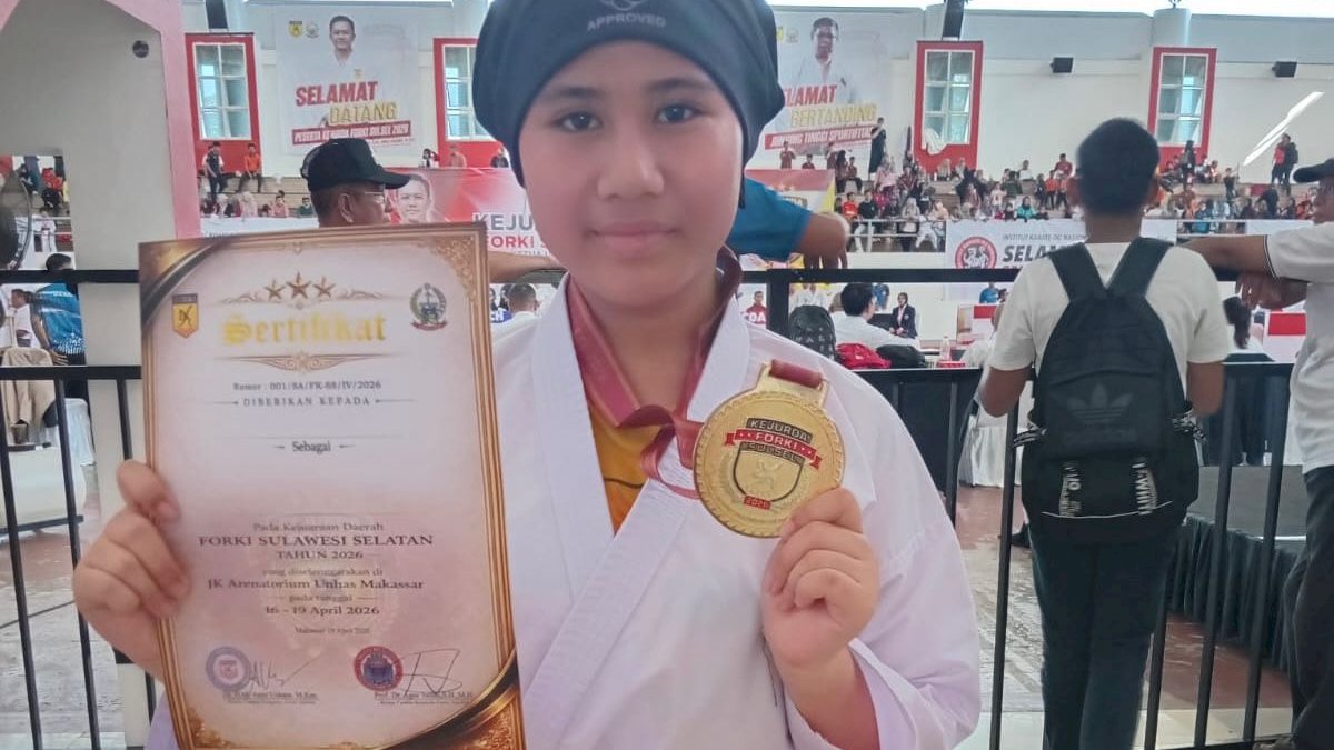 Kejurda FORKI Sulsel 2026 di Unhas Cetak Bibit Karateka, Siswa RHIS Borong Juara