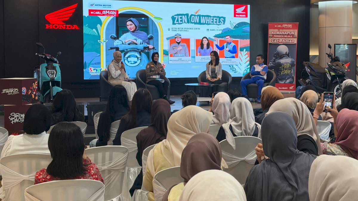 Zen on Wheels di Makassar, Asmo Sulsel Ajak Pengendara Lebih Tenang di Jalan