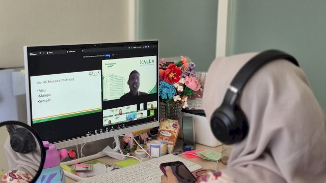 Kalla Institute gelar webinar bagi tips lolos beasiswa. Foto: Istimewa.