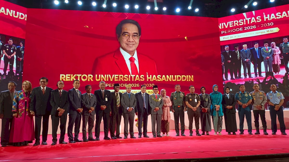 Rektor Unhas Prof Jamaluddin Jompa Dilantik Periode Kedua, Siapkan Fokus Kampus Aman dan Inovasi Global