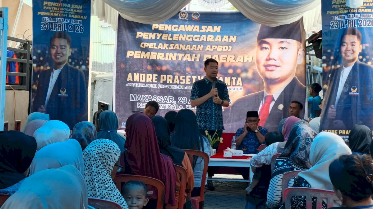 Andre Tanta Pengawasan di Bontoala, Warga Soroti Air PDAM dan Bantuan Kesehatan
