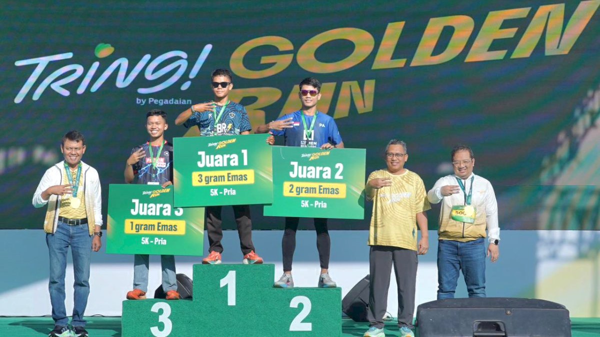 Pegadaian Edukasi Investasi Emas Lewat Tring! Golden Run 2026