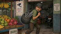 Pedagang Buah Pria di Makassar Bobol-Curi Alat Bengkel Ditangkap Saat Berjualan