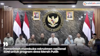 VIDEO: Pemerintah Buka 35 Ribu Formasi SDM Desa Merah Putih