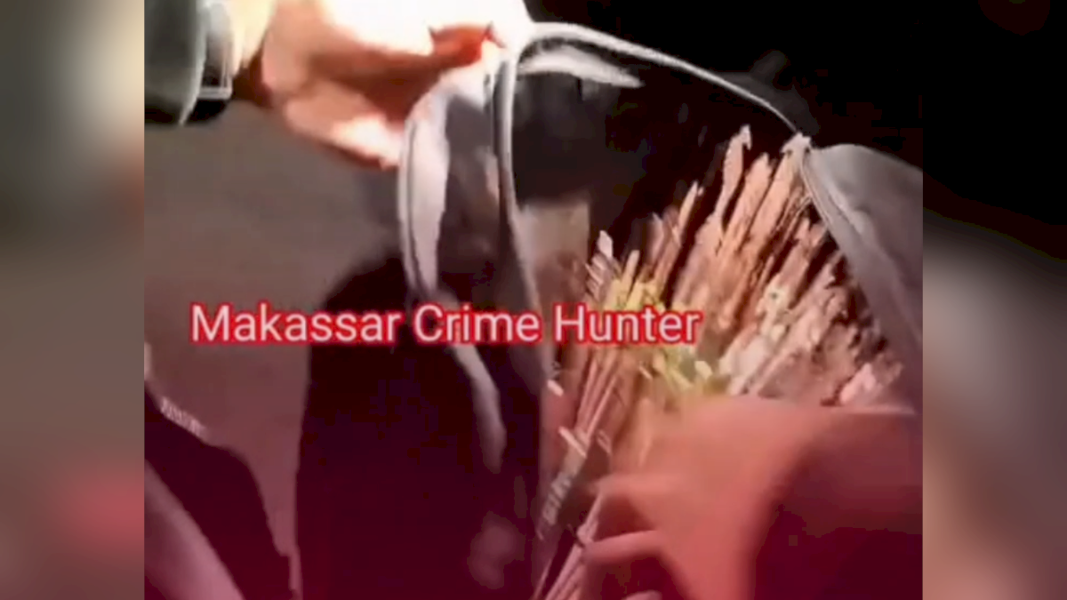 VIDEO: Polisi Ringkus Pria Produsen Busur Panah di Makassar, Ratusan Busur Ditemukan