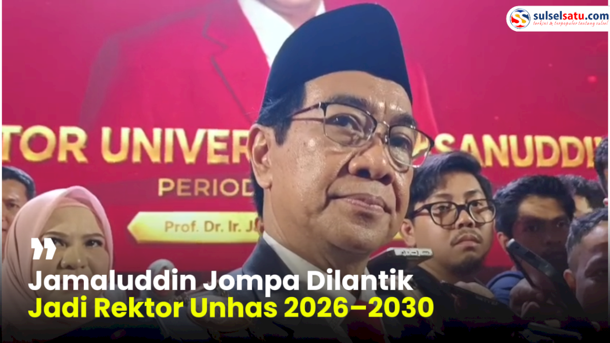 VIDEO: Jamaluddin Jompa Dilantik Jadi Rektor Unhas 2026–2030