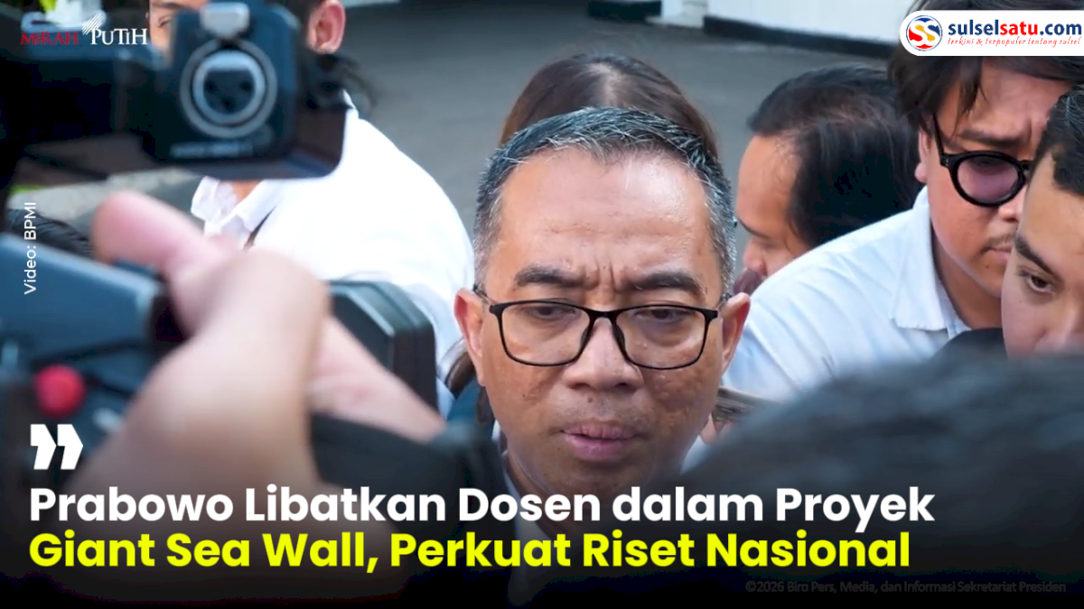 VIDEO: Prabowo Libatkan Dosen dalam Proyek Giant Sea Wall, Perkuat Riset Nasional