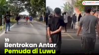 VIDEO: Bentrokan Antar Pemuda di Luwu, Dua Kios Terbakar dan Empat Warga Luka