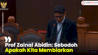 VIDEO: Guru Besar UGM Kritik Lambannya Reformasi Peradilan Militer, Prof Zainal Arifin: Sebodoh Apakah Kita Membiarkan