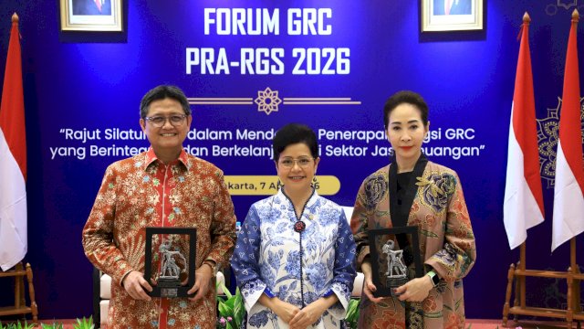 Ketua Dewan Audit OJK Sophia Wattimena dalam Forum GRC Pra-Risk and Governance Summit (RGS) 2026. Foto: Istimewa.