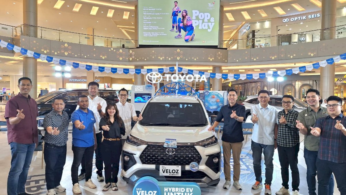 Toyota Space di Makassar Dekatkan Teknologi Hybrid EV ke Masyarakat Lewat Veloz Hybrid
