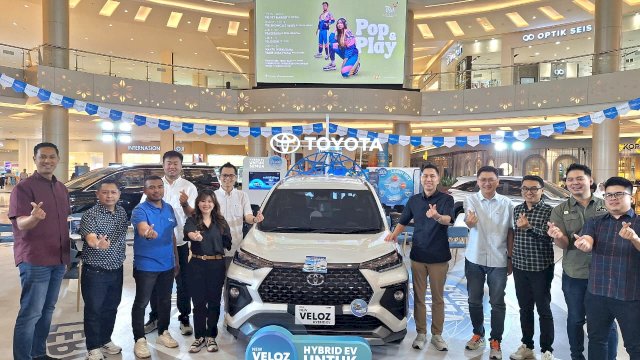 Toyota Space hadir di TSM Makassar. Foto: Sri Wahyu Diastuti / Sulselsatu.com. 