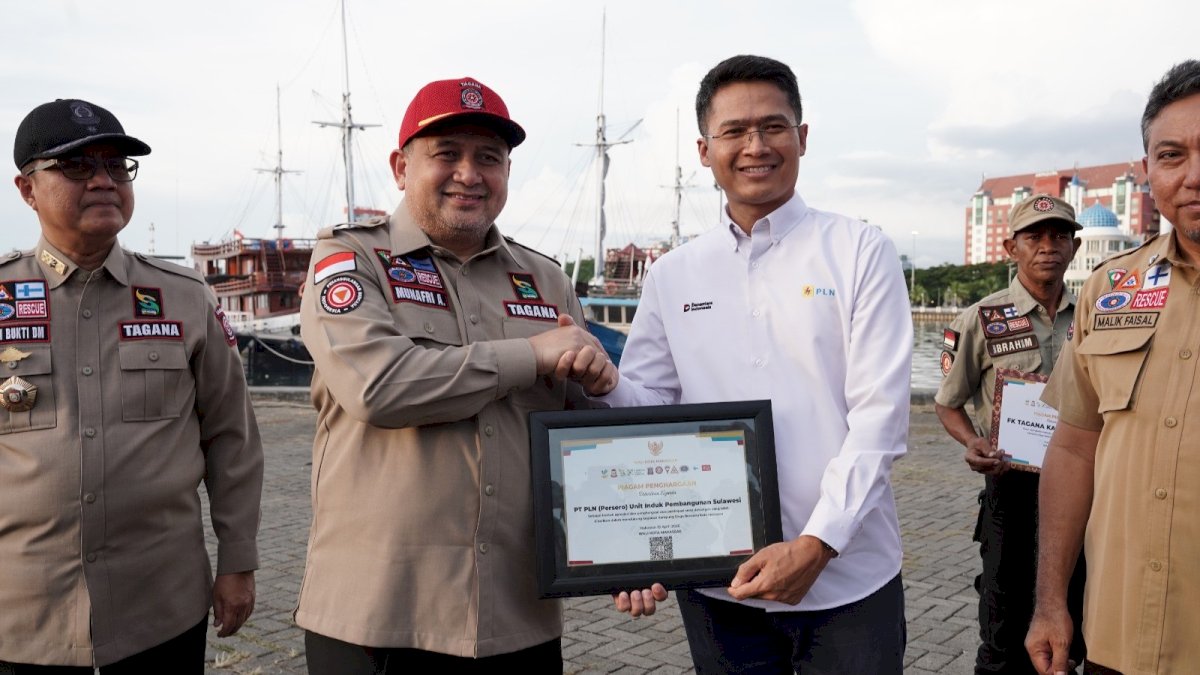 Inisiatif Katimbang Siaga Bencana PLN UIP Sulawesi Dapat Penghargaan Pemkot Makassar