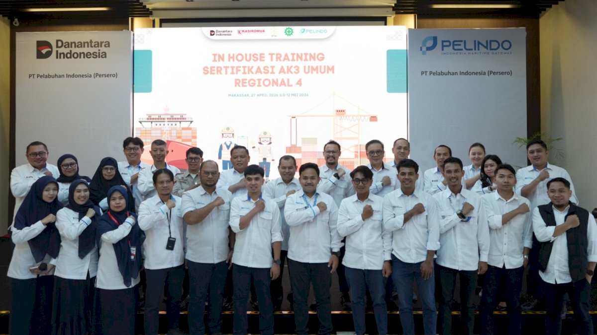 Pelindo Regional 4 Perkuat Budaya Keselamatan Kerja Lewat Pelatihan dan Sertifikasi Ahli K3 Umum
