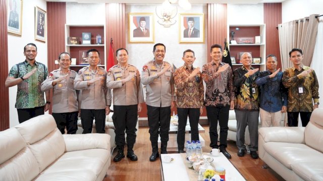 PLN UIP Sulawesi dan Polda Sulsel sinergi amankan proyek strategis nasional. Foto: Istimewa.