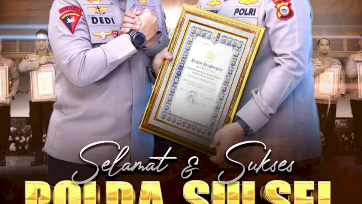 VIDEO: Kapolda Sulsel Raih Penghargaan IKPA 2025 dari Kapolri