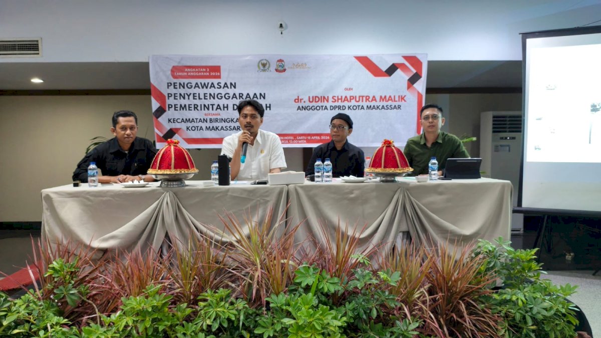 Komisi A DPRD Makassar, Dr. Udin Shaputra Malik Dorong Transparansi APBD