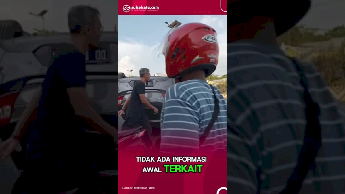 VIDEO: Kecelakaan Tunggal Terjadi di Simpang 5 Arah Maros