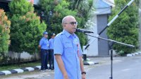 Plt Dirum PDAM Makassar Pimpin Apel Pagi, Tekankan Disiplin dan Pelayanan di Atas Segalanya