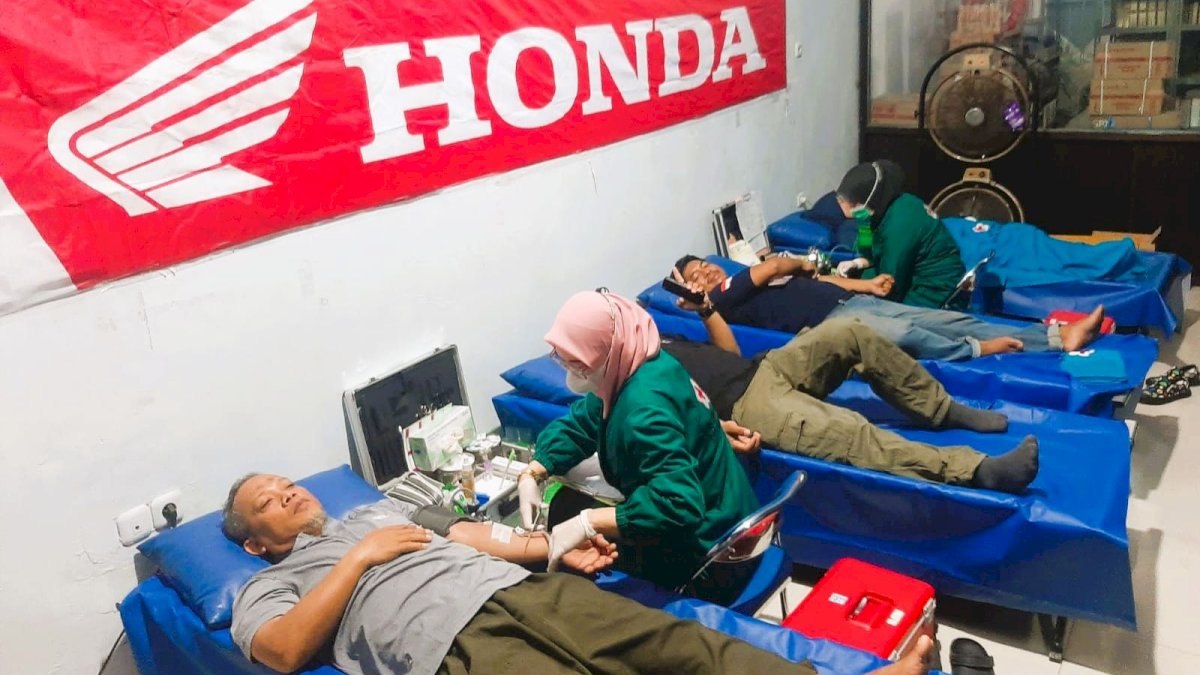 Anniversary 19 Tahun, Dealer Gowata Sakti Motor Gelar Donor Darah