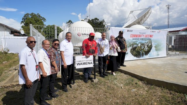 Peresmian Community Gateway di Papua. Foto: Istimewa.