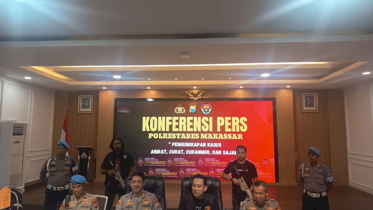 Bocah 13 Tahun Dibacok Geng Motor di Ablam Makassar, 5 Pelaku Ditangkap-2 Buron