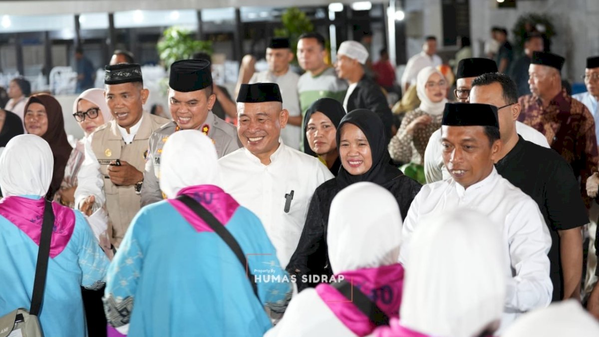 Kloter 40 Sidrap Resmi Diberangkatkan ke Tanah Suci