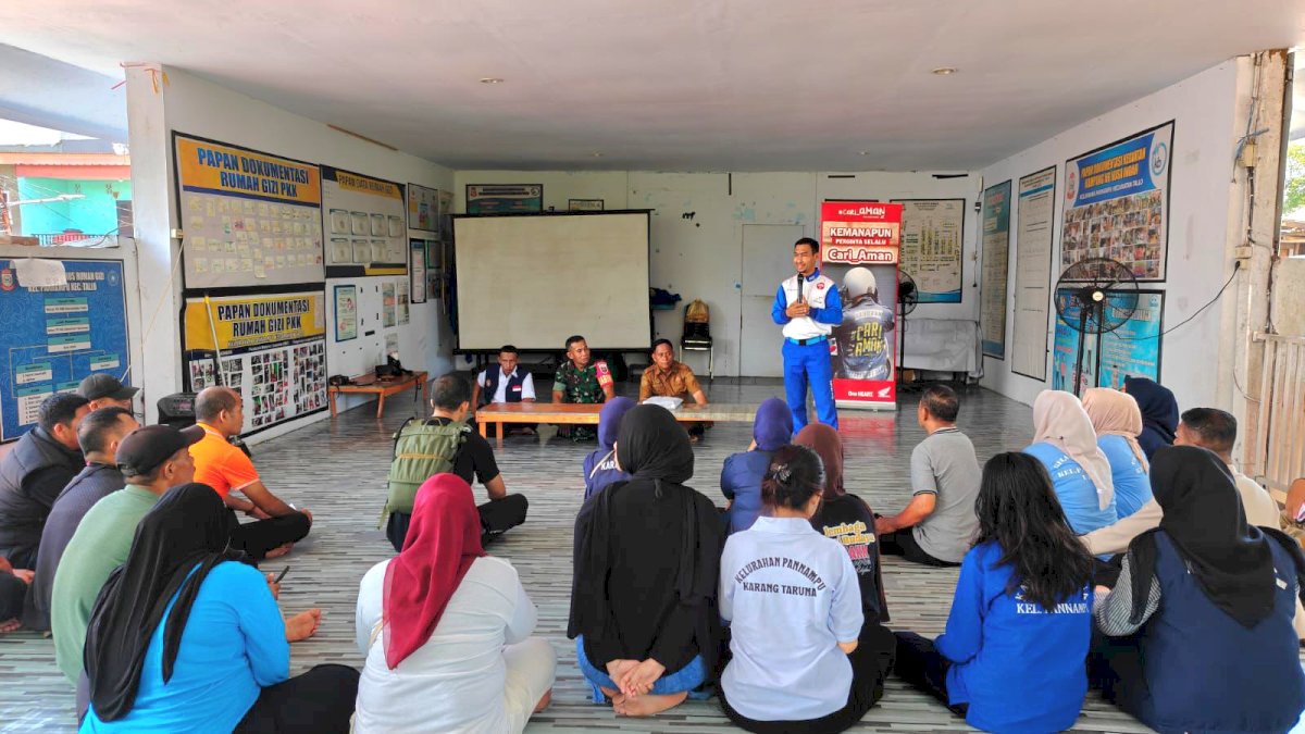 Asmo Sulsel Edukasi Safety Riding Warga Pancasila Pannampu