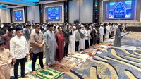 Lebih 5.000 Jamaah Ikut Salat Iduladha di Sandeq Ballroom Claro Makassar