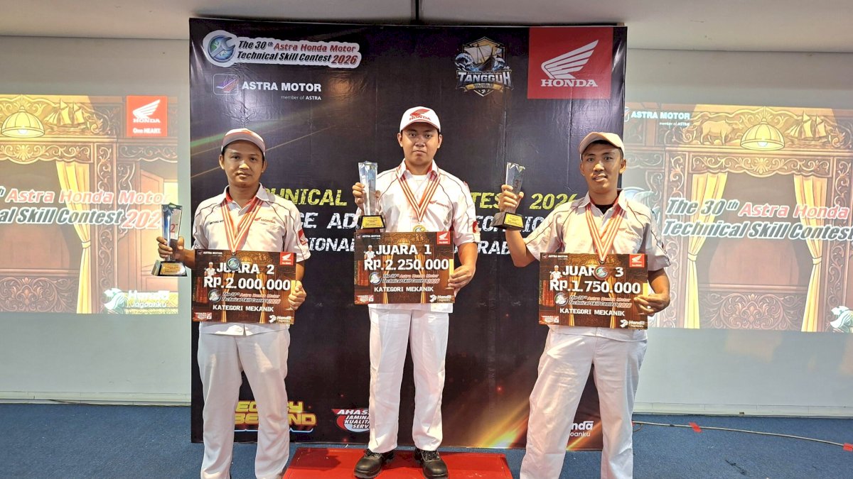 Asmo Sulsel Gelar Final Technical Skill Contest 2026, Uji Kompetensi Mekanik dan Service Advisor AHASS