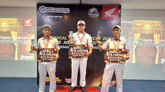 Pemenang final Technical Skill Contest Asmo Sulsel. Foto: Istimewa.